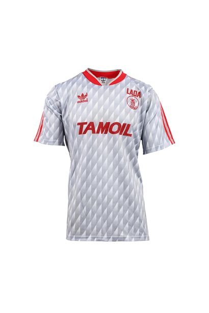 null AS Monaco. Jersey n°14 worn during the 1991-1992 season of the French Division...