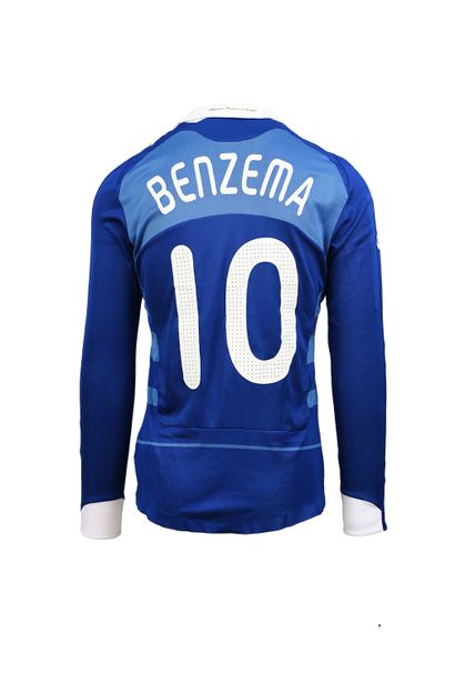 null Karim Benzema. Striker. Jersey #10 of the French team for the friendly match...