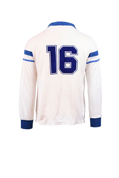 null Olympique d'Alès. Jersey n°16 worn during the 1986-1987 season of the French...