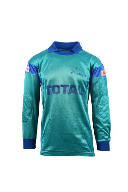 null Richard Ruffier. Goalkeeper. FC Martigues jersey n°1 worn during the 1985-1986...