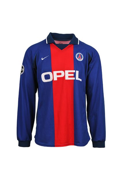 null Stéphane Dalmat. Midfielder. Paris Saint-Germain jersey n°12 worn during the...