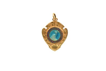 null Official gold medal of winner for the World Cup 1938 organized in France. Medal...