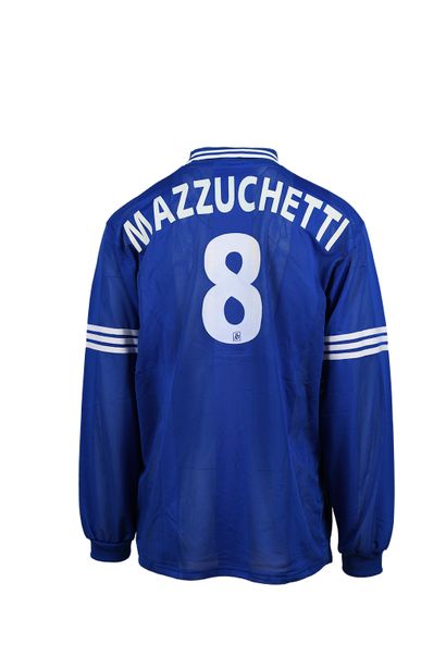 null Philippe Mazzuchetti. Midfielder. Jersey n°8 of Perpignan FC worn during the...
