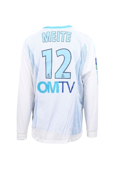 null Abdoulaye Meïté. Defender. Olympique de Marseille jersey n°12 for the 2002-2003...