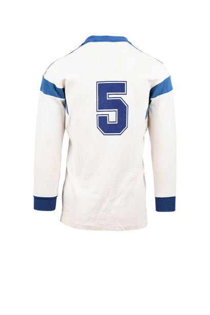 null Gilles Leclerc. Defender. Jersey n°5 of the Olympique d'Alès worn during the...