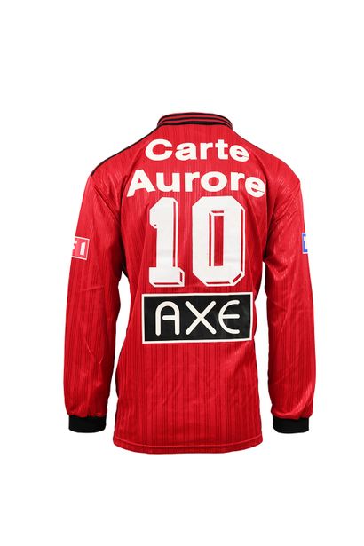 null Mohamed Zouaoui. Midfielder. Jersey n°10 of Thouars Foot 79 for the edition...