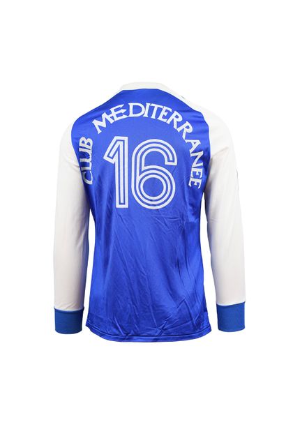 null SEC Bastia. Jersey n°16 worn during the 1978-1979 season of the French Division...