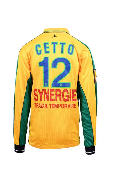 null Mauro Cetto. Defender. FC Nantes jersey n°12 for the 2001-2002 season of the...
