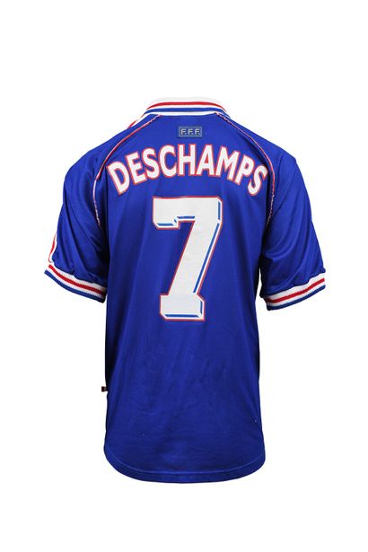 null Didier Deschamps. Midfielder. Jersey #7 of the French team for the World Cup...