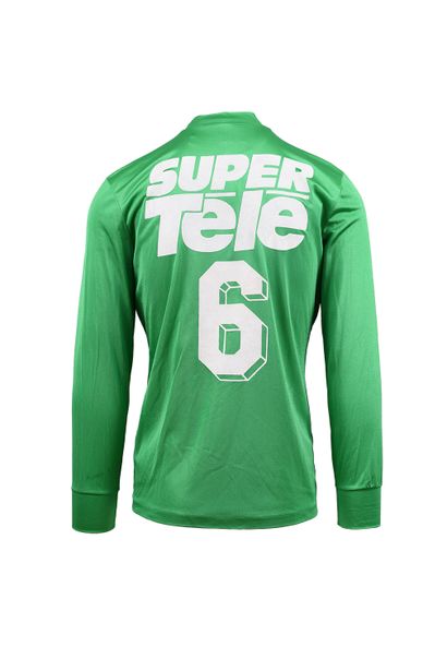 null Pierre Repellini. Defender. Jersey n°6 worn with AS Saint Etienne during the...