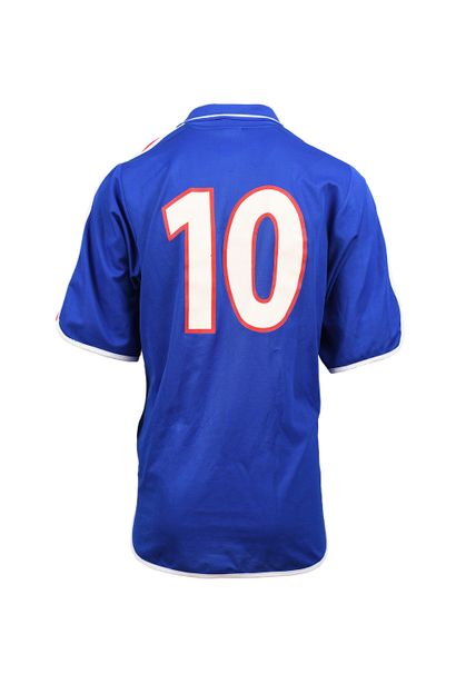 null Steed Malbranque. Midfielder. Jersey n°10 of the French U23 team worn during...
