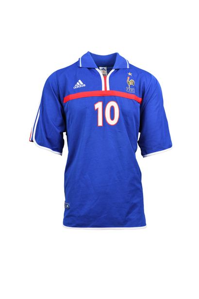 null Steed Malbranque. Midfielder. Jersey n°10 of the French U23 team worn during...