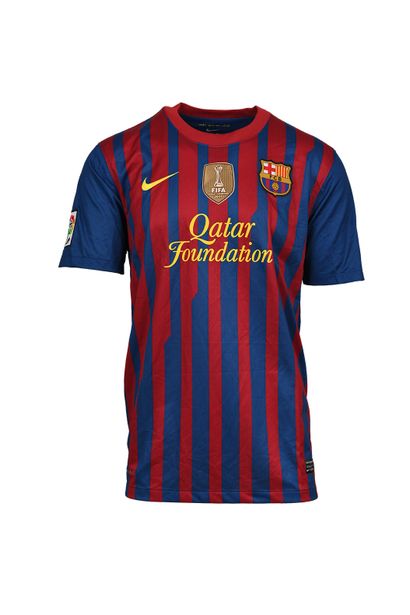 null Carles Puyol. Maillot n°5 du FC Barcelone avec l'autographe authentique du joueur...