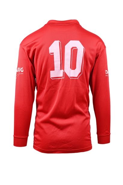 null Lille Olympique SC. Jersey n°10 worn during the 1989-1990 season. Variation...