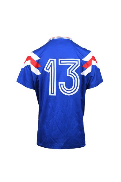 null Jersey n°13 of the French team B and youth worn during the international season...