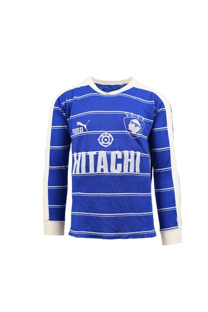 null SEC Bastia. Maillot n°14 pour la saison 1981-1982, le club évoluant en Division...