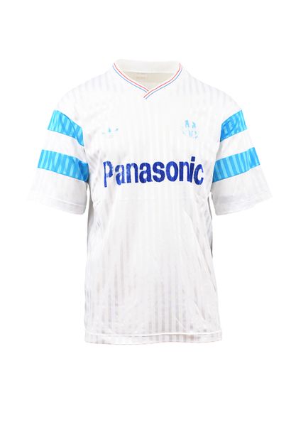 null Eric Cantona. Attacker. Jersey #11 of Olympique de Marseille worn during the...
