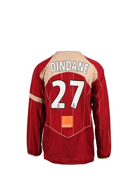 null Aruna Dindane. Striker. RC Lens jersey #27 worn during the 2005-2006 Ligue 1...