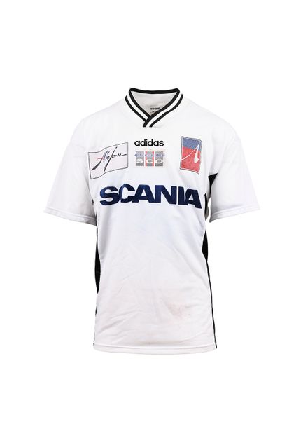 null Guillaume Masson. Midfielder. Jersey n°8 of the SCO Angers during the 1995-1996...