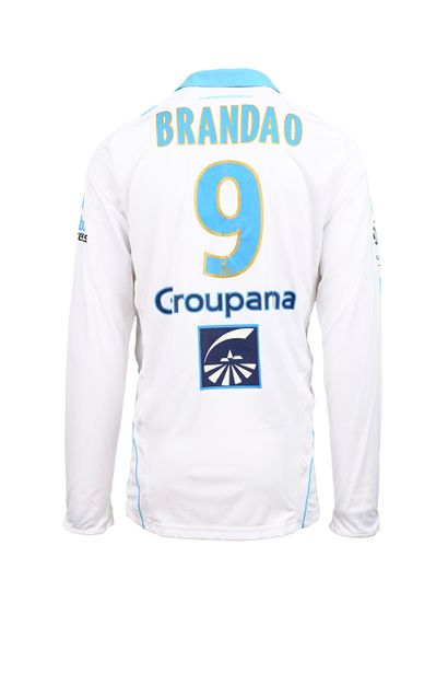 null Brandao. Striker. Jersey #9 of Olympique de Marseille worn during the 2008-2009...