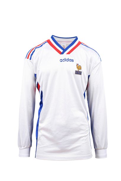 Jersey n°11 of the French youth team worn...