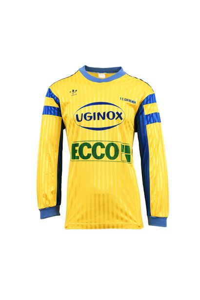 null Franck Barthelemy. Midfielder. Jersey n°13 worn with FC Gueugnon during the...