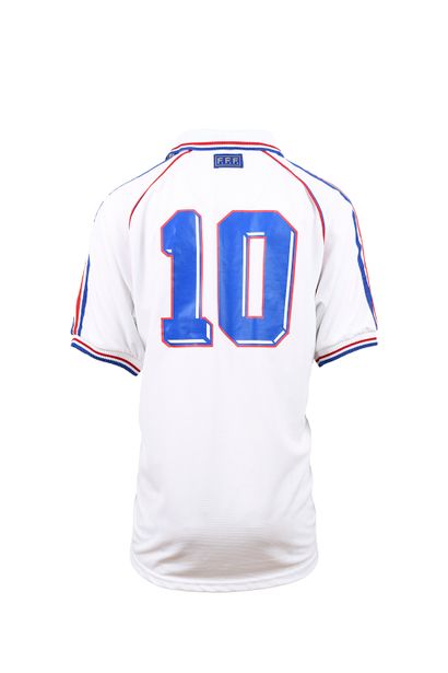 null Zinedine Zidane. Midfielder. Jersey #10 of the French team for the Euro 2000...