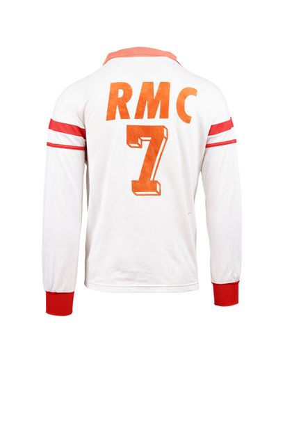 null Fabrice Mège. Midfielder. Jersey n°7 of AS Monaco worn during the 1987-1988...