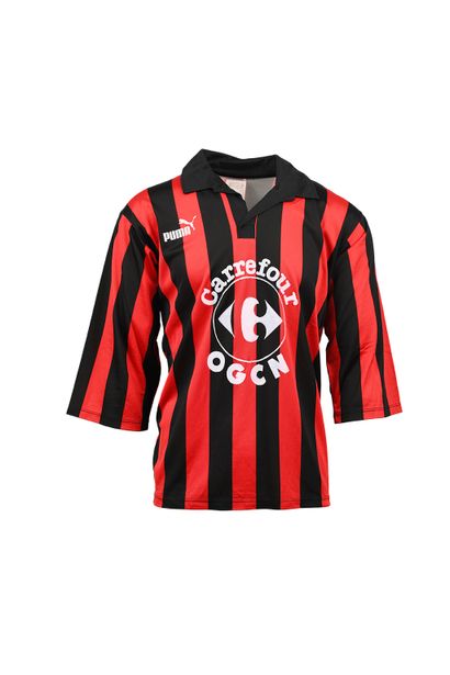 OGC Nice. Jersey n°12 worn by the reserve...