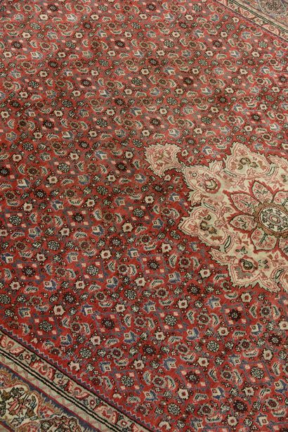 null Large Bidjar
Iran
Around 1970/75
Dimensions. 340 x 230 cm
Technical characteristics
Velvet...