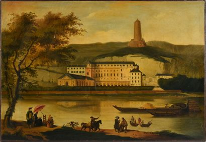 Ecole française du XIXe siècle, d'après Hubert Robert (1733-1808) View of the Château...