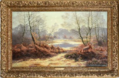 Albert Gabriel RIGOLOT (1862 - 1932) The fairy pond. Fontainebleau
Oil on canvas....