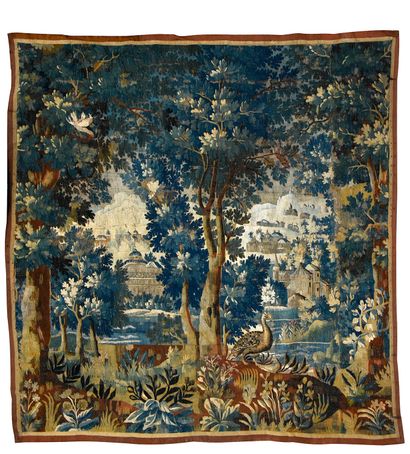 Aubuson Verdure à la perdrix
Wool; (restoration)
18th century 225 x 210 cm