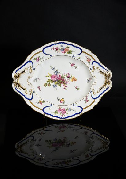 18th century Sèvres hard porcelain terrine...