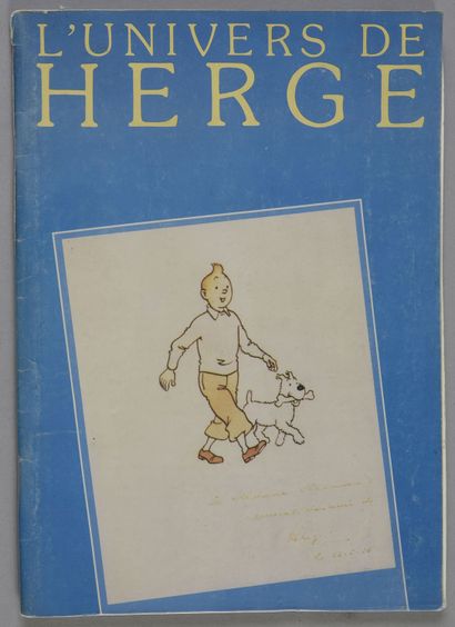 HERGÉ PHOTOGRAPHS AND DOCUMENTS.
Lot including
- Two silver photos 12,5 x 18 cm taken...