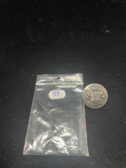 null CAUMONT / PALLAVICINI ¼ domed silver