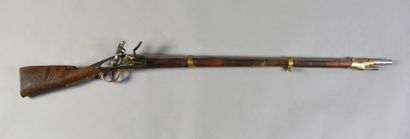  Fusil de marine modèle 1777, platine marquée «Manufacture Royale de Tulle», garnitures...