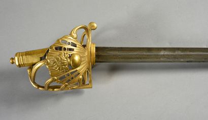 null Saber called "a garde de bataille" for the officers of Grenadier à cheval, pommel...