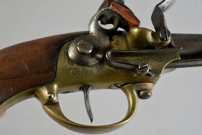 null Pistolet de cavalerie modèle 1777 second type, platine de la «Manufacture de...