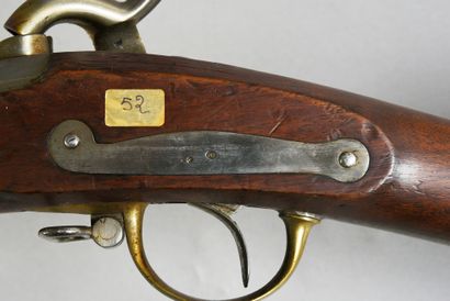 null Hunting rifle model 1837, lock with Pontcharra of the "Manufacture Royale de...