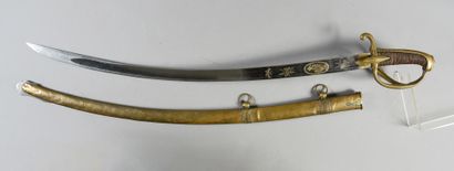 null Light cavalry officer's saber, line engraved hunter's guard, beautiful blade...