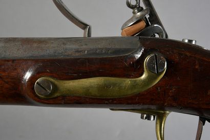 null Cavalry musket model An IX, lock from the "Manufacture Royale de Mutzig", gun...