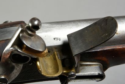 null Mousqueton de cavalerie à silex modèle 1822, platine de la «Manufacture Royale...