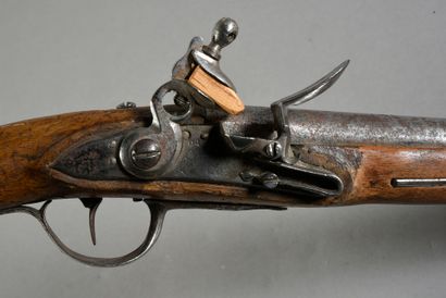 null Pistolet de cavalerie modèle 1763-66 de fabrication révolutionnaire, platine...