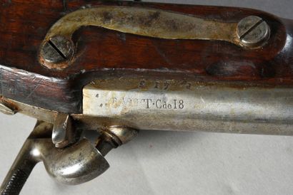 null Fusil d'infanterie modèle 1822 T bis, platine marquée «Manufacture Royale de...