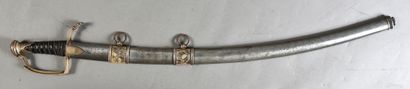 null Saber of honor for the light cavalry, silver mounting, filigree fuse, right...