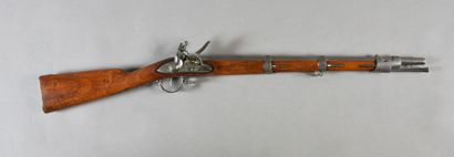 null Infantry rifle of the type 1777 of reduced size, all iron trimmings.
Barrel:...