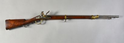 null Cavalry musket model An IX, lock from the "Manufacture Royale de Mutzig", gun...