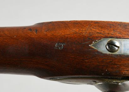 null Infantry rifle called "Versailles" model 1793, lock from the "Manufacture Impériale...