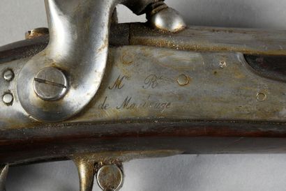 null Mousqueton de Hussard type 1786, tringle supprimée, canon raccourci et modifications...
